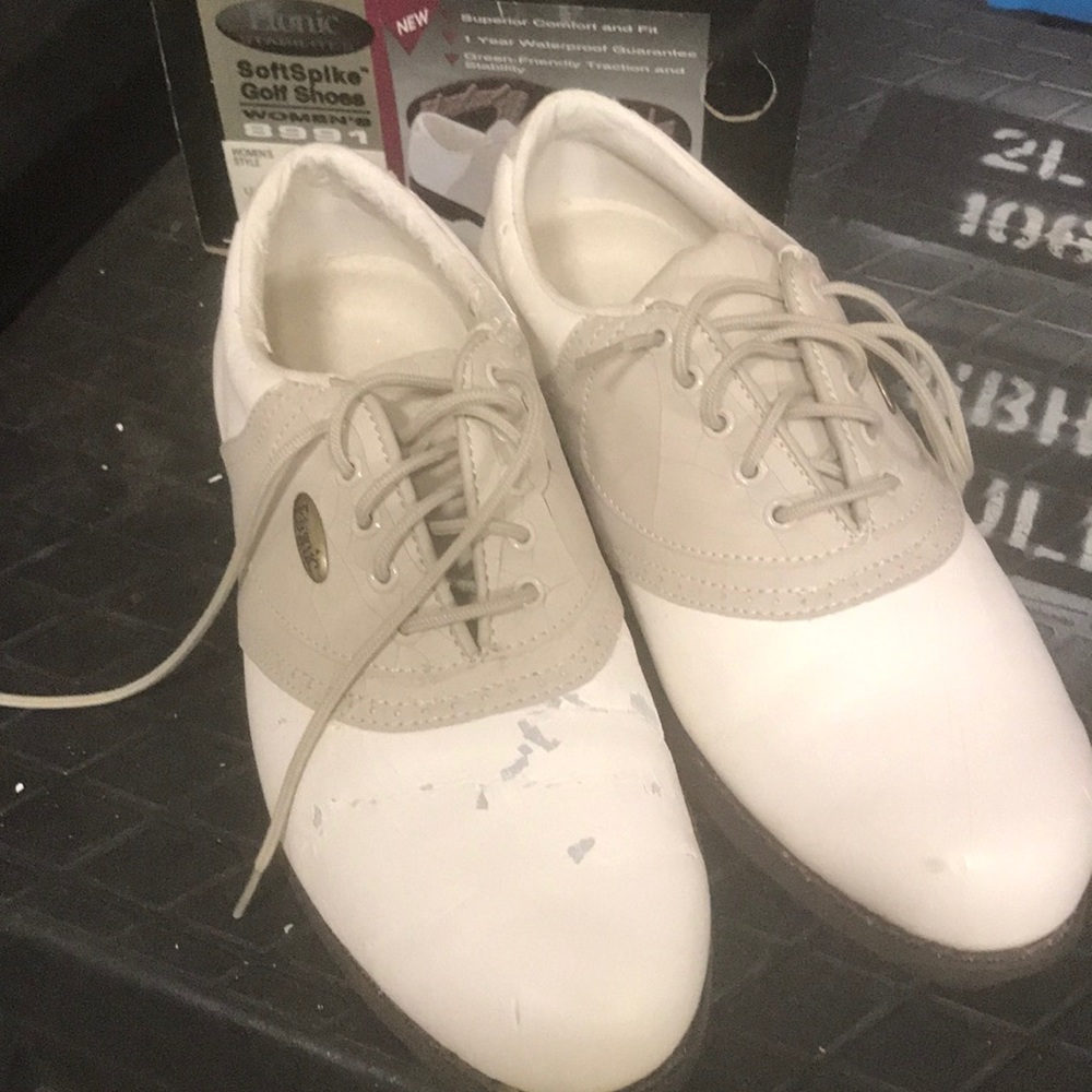 Golf shoes.